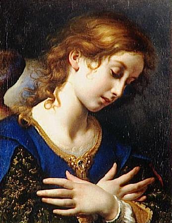 Carlo  Dolci Angelo annunciante oil painting picture